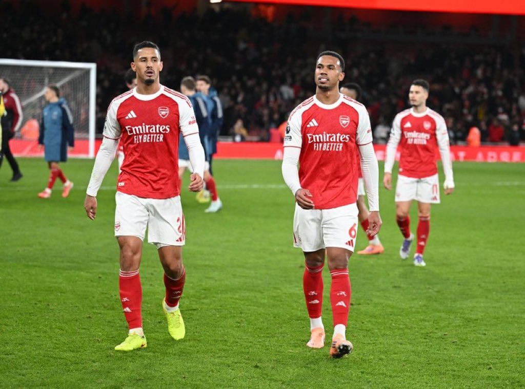TOP 2 CBs IN THE WORLD PLAYS FOR ARSENAL FOOTBALL CLUB.

YOU ARE WELCOME.