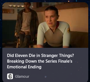 Glamor Magazine out here spoilin' the ending of Stranger Things.