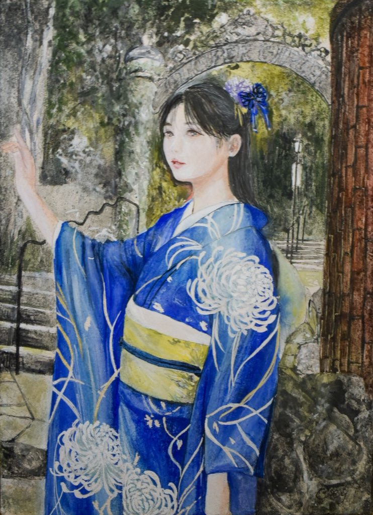 あけましておめでとうございます❄️
本年も宜しくお願いいたします🙇

皆様にとって良い一年になりますように✨

グラバー園入り口をモチーフにしたお気に入りの一枚。蝶々夫人の物語のような雰囲気にしてました〜

『語り継ぐ』F4