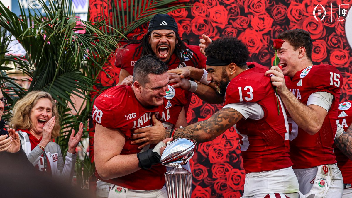 IndianaFootball's tweet image. 🌹🏆