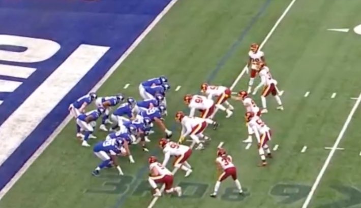 SharpFootball's tweet photo. remembering Joe Judge’s QB sneak on 3rd &amp; 9 https://t.co/oPtojDxrkX
