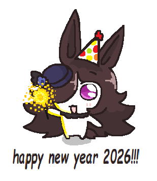 happy (late) new year!!!!