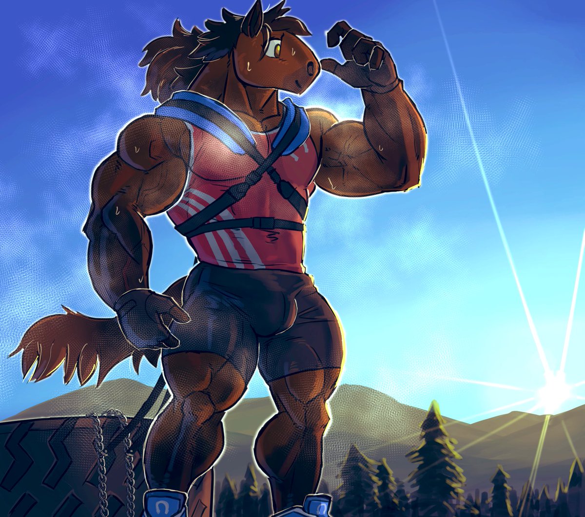 Post by 動力犬🐕💨 on X: 💪🐴🌅