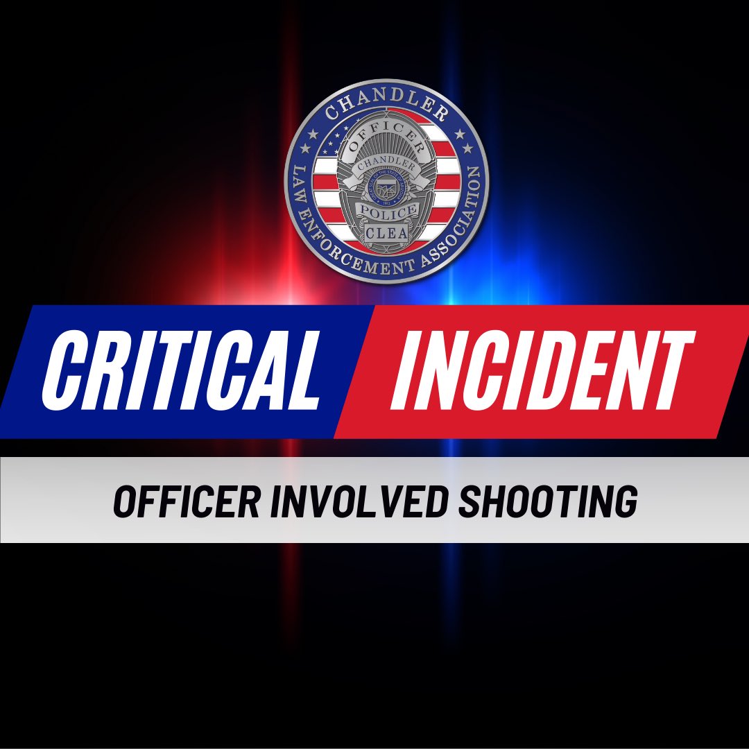We’re thankful our officers are safe — and grateful for the work they do every day to keep our community and families safe. 
Follow <a href="/ChandlerPolice/">Chandler Police</a> for updates and information.