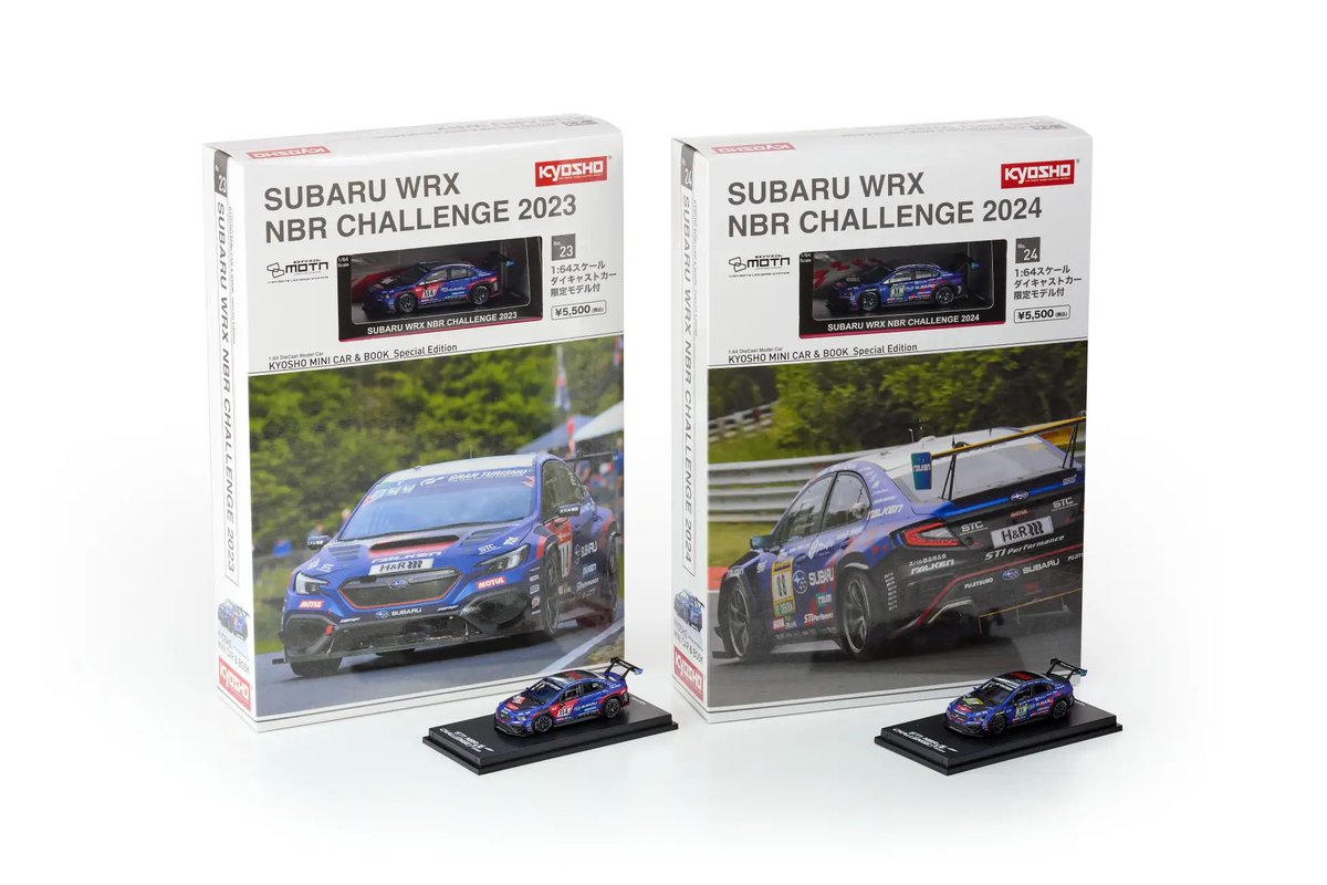 自動車 KYOSHO SUBARU WRX NBR CHALLENGE 2023 Upcoming Release! ✨ Brand: Kyosho ✨ Model: Kyosho Minicar & Book