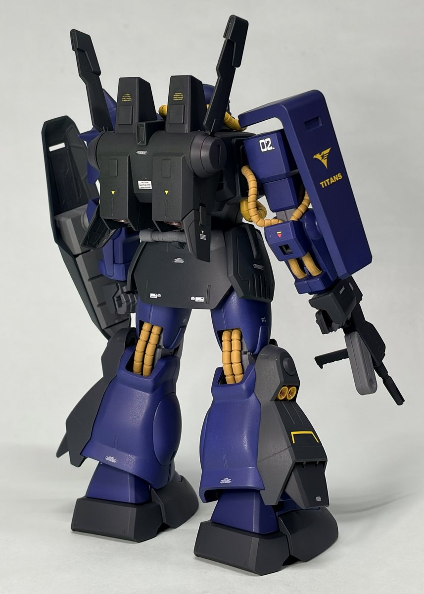 MG ハイザック完成。ティターンズカラーに全塗装。 今年も楽しく作って