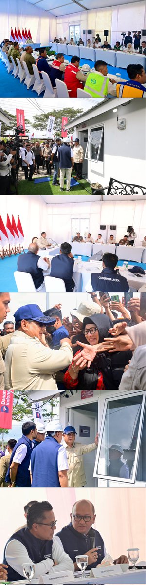 Untuk memastikan Presiden Prabowo Subianto  mengecek langsung 600 unit pertama dari 15.000 Rumah Hunian di Aceh Tamiang, Kamis 1 Januari 2026
#NegaraHadir
#RumahHunian
#KemendesaPDT
#LangkahKongkritPemerintahTanganiBencana
<a href="/YandriSusanto/">Yandri Susanto</a>
<a href="/Ariza/">Antonio Ariza Lora</a> Patria