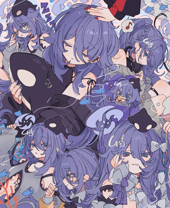 ᴍʏᴏᴄᴏ(#myocowo)先生にうちの子、ノノたゃを描いていただきました! どこを見ても顔のいいノノたゃ、最高に美少女に良きですなぁ!? さりげにうつってるヴィヴィちゃんのお手にも尊さを感じずにはいられませんな