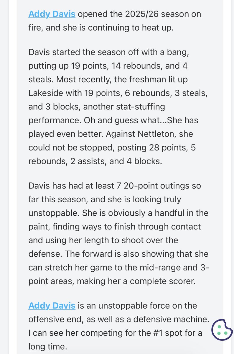 AddyDavis32's tweet image. Thanks for the kind words @PGHArkansas! 

@CoachTonyKemper @Hailey_Estes3 @nbnbball @max_Ethridge @TeamIsoGirls @razorshirey @Rusty_Garner  @TheBrandonLove