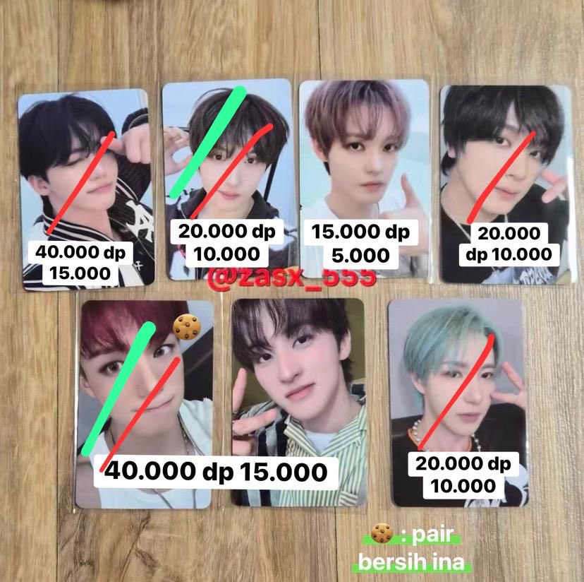 wts pob fs minirecord rd kr, bersih ina
• jaemin (1)
• chenle (2) 
• mark (2)
• haechan (1)
• renjun (1)

#neosell