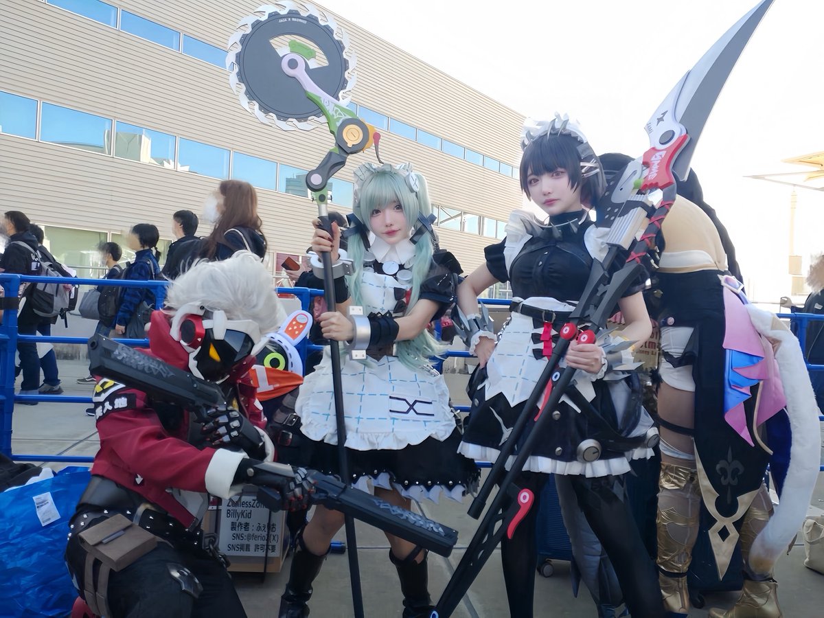 mellchi_104's tweet photo. 戦闘モード！
#C107_cos  #C107コスプレ #ゼンゼロ https://t.co/o09bstir5s