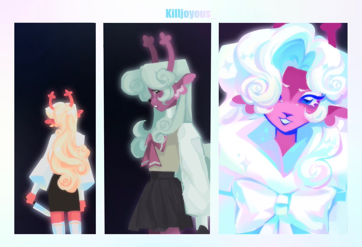 Do you recognize the girl in the mirror? 
-
[ #noelleholiday #DELTARUNE ]