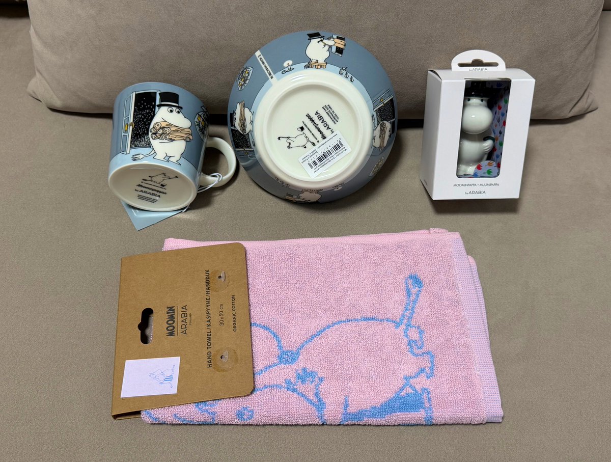 パルコヤ上野のムーミンアラビア福袋、5500円なのに13000円以上のもの