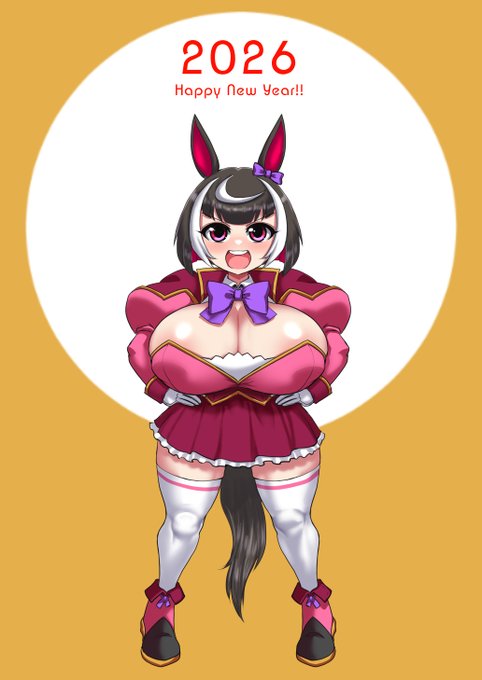 新年描き初め!!
午年ということでナニワデスアクメちゃんリデザイン 