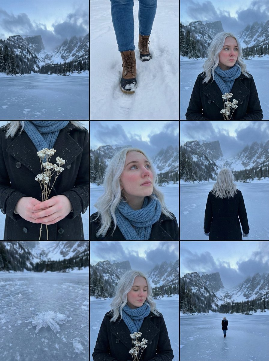 Frozen Elegance: A Cinematic Alpine Journey