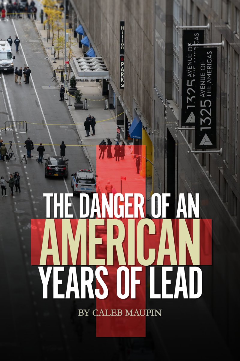 RealCalebMaupin's tweet photo. The Danger of an American Years of Lead

Audiobook: https://t.co/osvcbyvHLI

Amazon: https://t.co/7s6jwzFWRR https://t.co/YiOHy44FQK