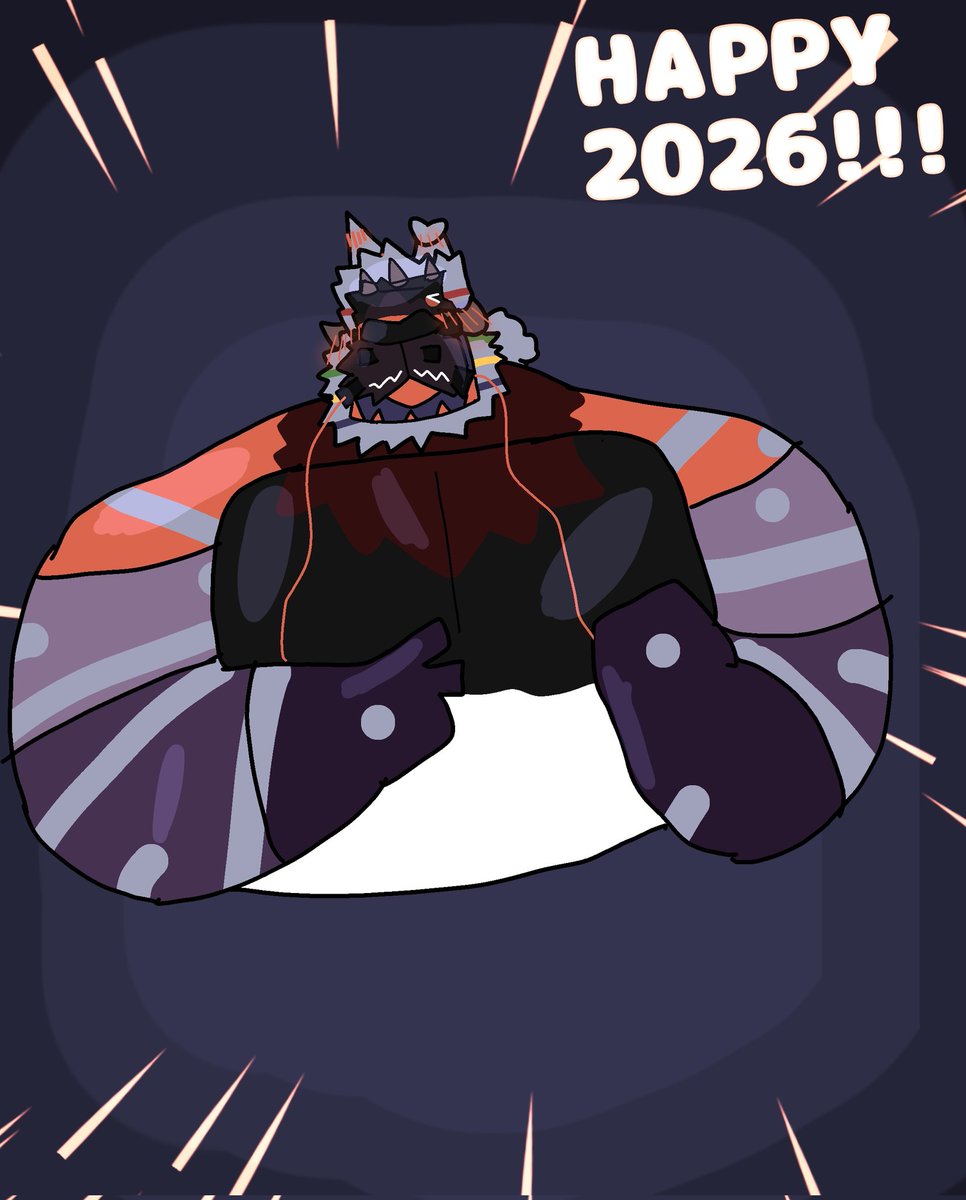 Burfluff's tweet image. Happy 2026 Guys