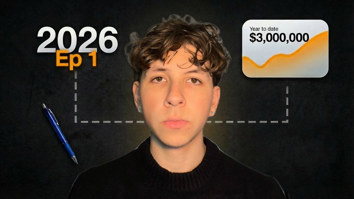 Check out my newest YT vid. Gonna be uploading a video once a week trying to scale from $1M - $3M by the end of 2026.

I’ve decided that I’m gonna be sharing more of the journey but at much higher level buiz acumen. No one is really doing it on YT so figured why not pick up the