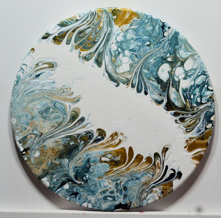 Art of the Day! "A TOUCH OF GOLD". Buy at: ArtPal.com/lenneastudio?i…