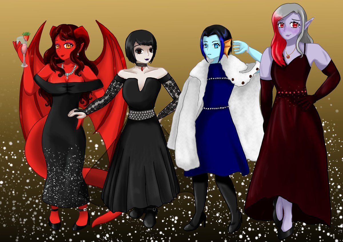 HAPPY NEW YEAR! 
I'm doing a new year art raffle!
All you have to do is be following me (new followers welcome) and comment an OC/other character.
Submissions end Jan 21! 
I will draw your character dressed up for New Years Eve, so give fit recommendations if you'd like!