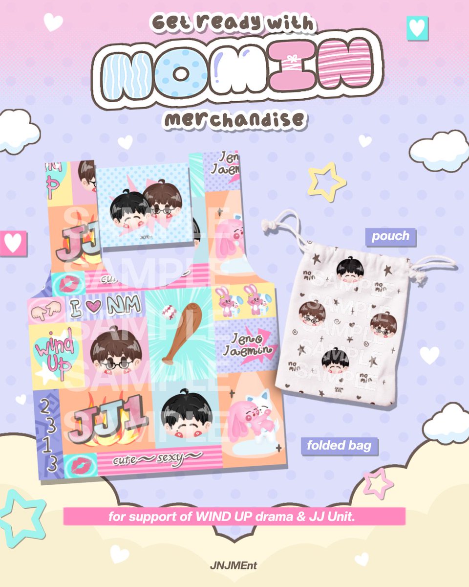 💜 GIVEAWAY FOR NOMINIST ONLY 💜

Untuk merayakan Wind Up yang akan tayang di bulan Januari, JNJMEnt 7 tahunan dan JJ Unit 🔜

⚾️ JNJMEnt's Merchandise ( 3 folded bag, 3 pouch + handmirror )
⚾️ Digipack Beat It Up Jaemin
⚾️ Dreamscape Vertical Flip Jeno / Jaemin
⚾️ Digipack BTTF