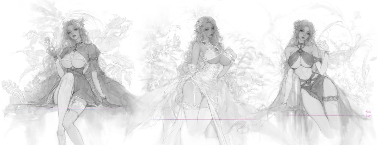 kira8good's tweet image. CM sketch