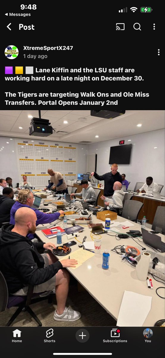 OGMrC's tweet photo. @adamcm777 seeing Lane Kiffin and his new staff at LSU working into the night going over player personnel and then seeing Deion up in Dallas party with his IG model gf is disheartening to say the least https://t.co/VKJHnrMbfa
