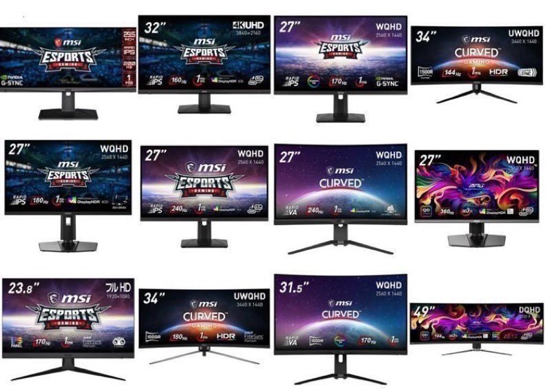 MSI ゲーミング クリエイター液晶ディスプレイ モニター 23型〜49型