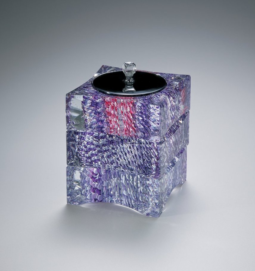 日本伝統工芸展】作品紹介③ 和泉香織『硝子重箱「織花」』日本工芸会