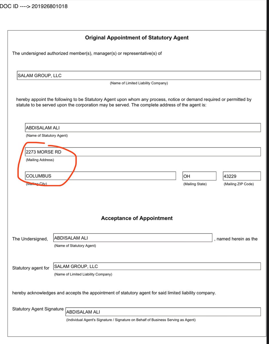 libsoftiktok's tweet image. Omg

Somalia’s Minister of Foreign Affairs who owns a healthcare company in Ohio receiving tax dollars, also owns another LLC with the SAME ADDRESS as the somali money transfer org accused of funding t*rrorism.

His business partner appears to work for the money transfer org too.…