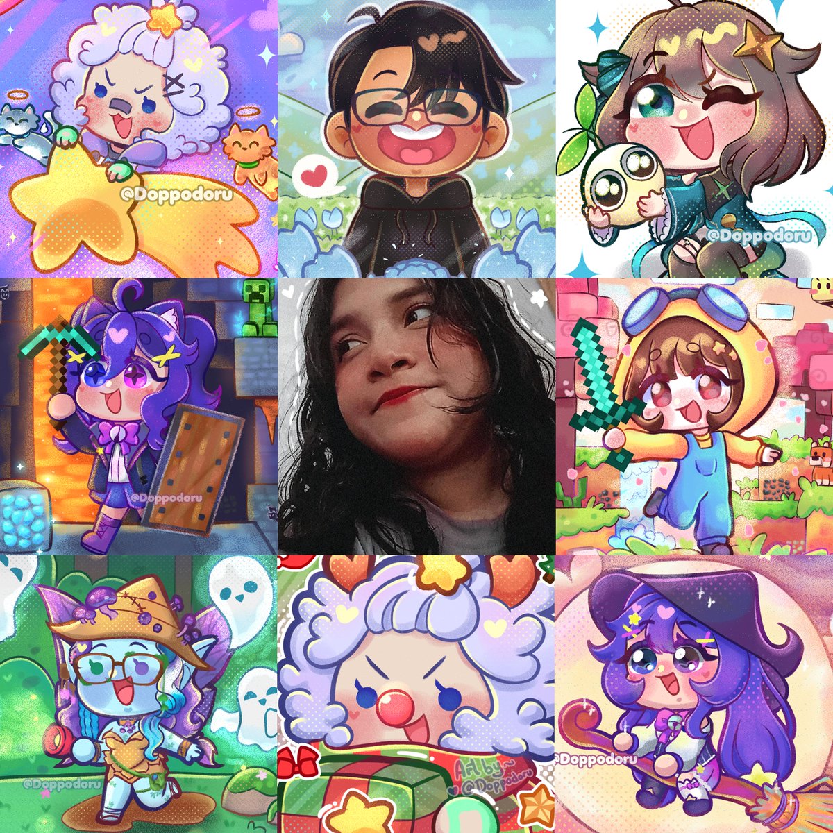 As always I'm late HAHAHA but 2025 was the year I fell in love with this style💜✨ Some are commissions and others are my own things ;;; Another year making art and those that are missing🩵

#art #artvsartist2025 #artvsartist #chibiart #draw #chibi