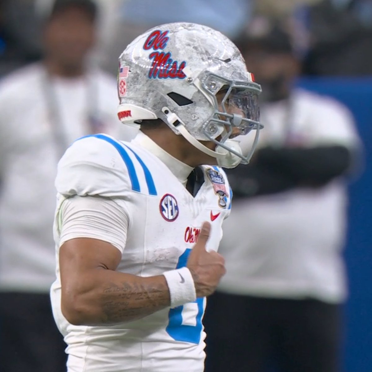 sportingnews's tweet image. What a drive from Trinidad Chambliss