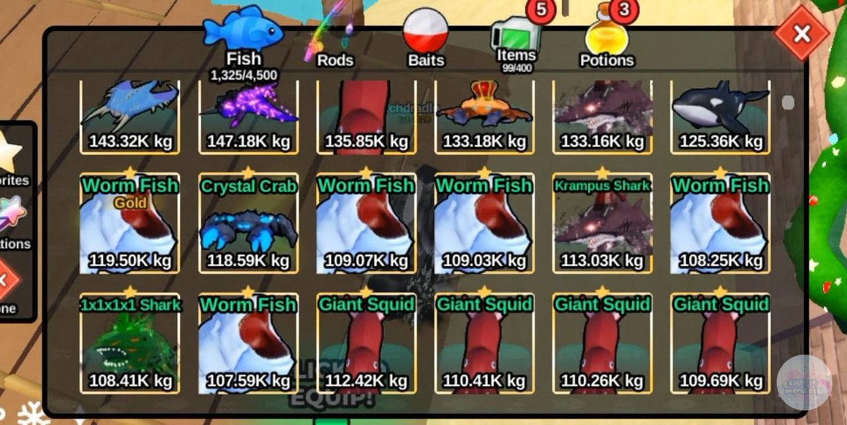 FISH IT FESS ‼️ WTT CANTUMIN UNAME tweet media