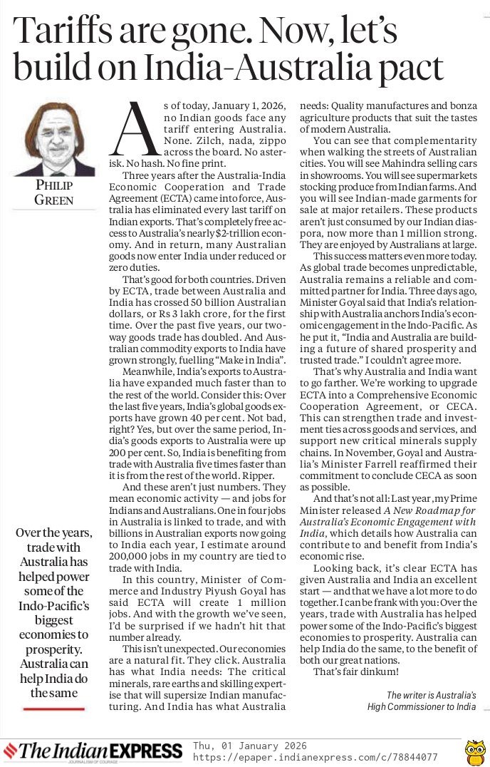 Philip Green OAM tweet media