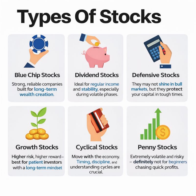 CompoundingW's tweet image. Types of Stocks
