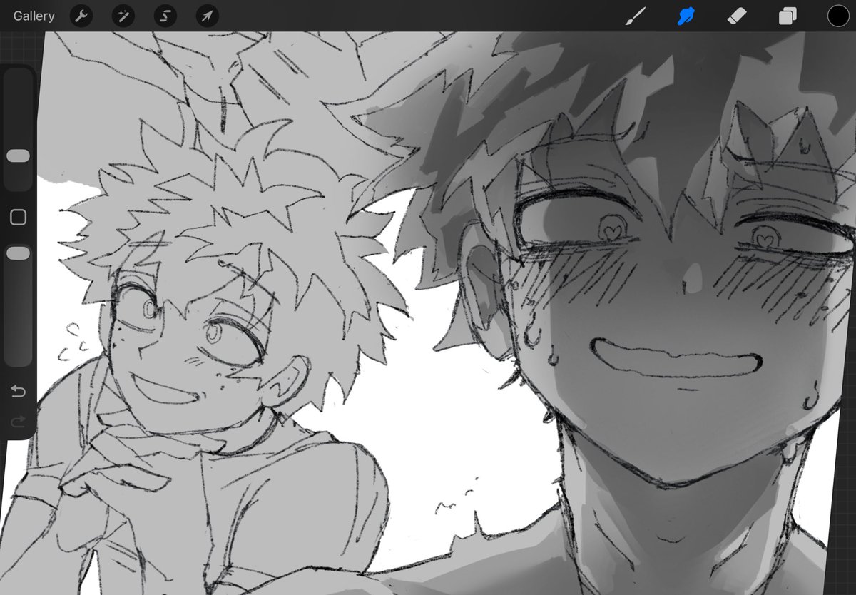 somethingsyom's tweet image. it’s a work in progress!!!! #izuku