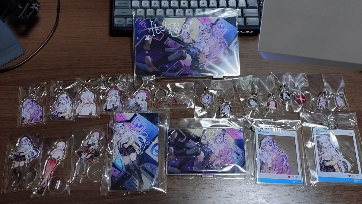 FAPON のもこたんグッズが届きました！ もこたんがいっぱいだぁ