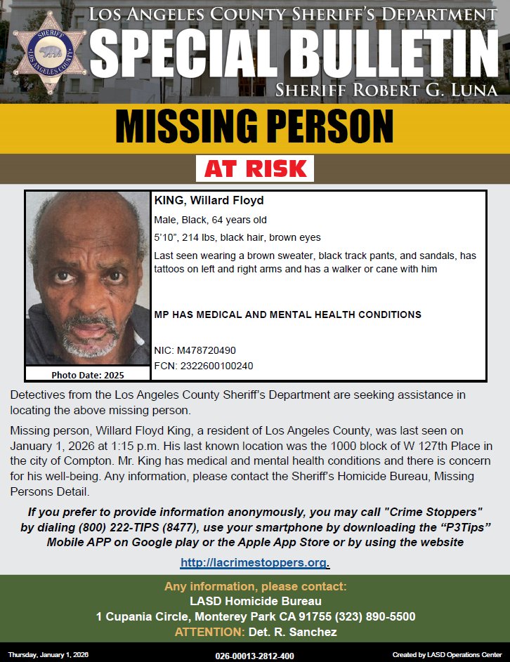 LA County Sheriffs tweet media