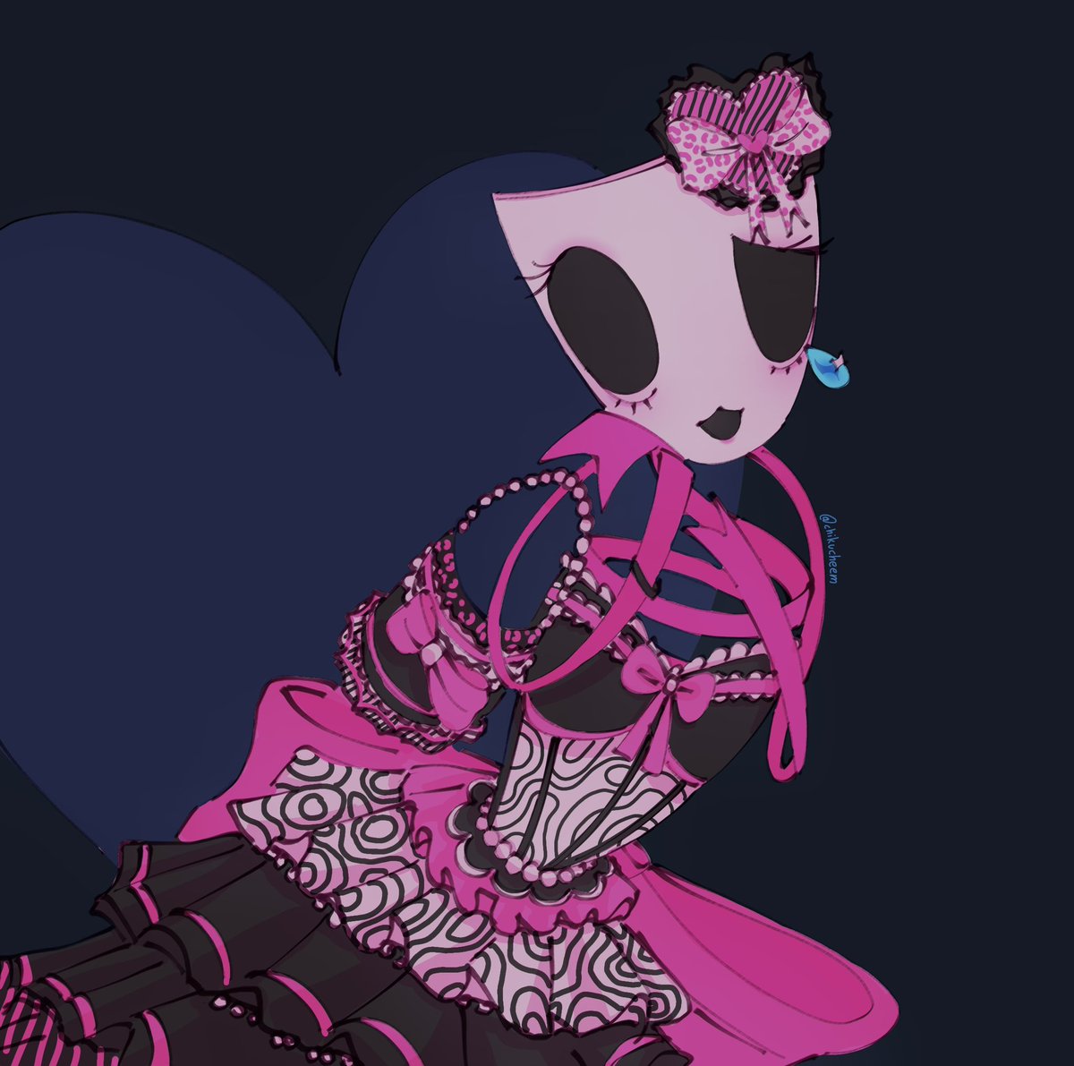 chikucheem's tweet image. SHE’S SO CUTE 💕💕

#gangle #tadc