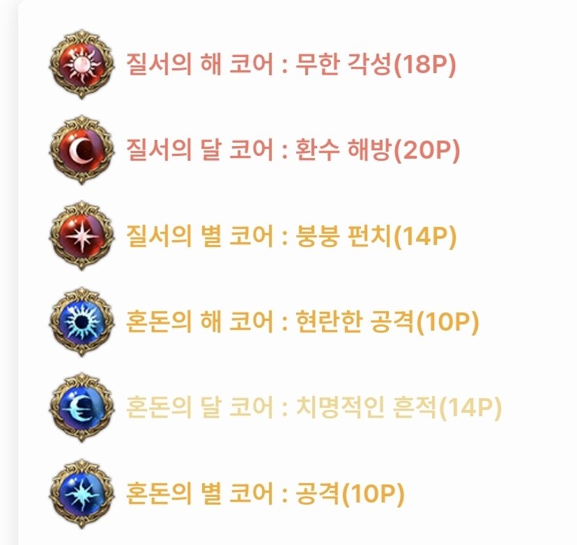 고대코어도 먹었어요