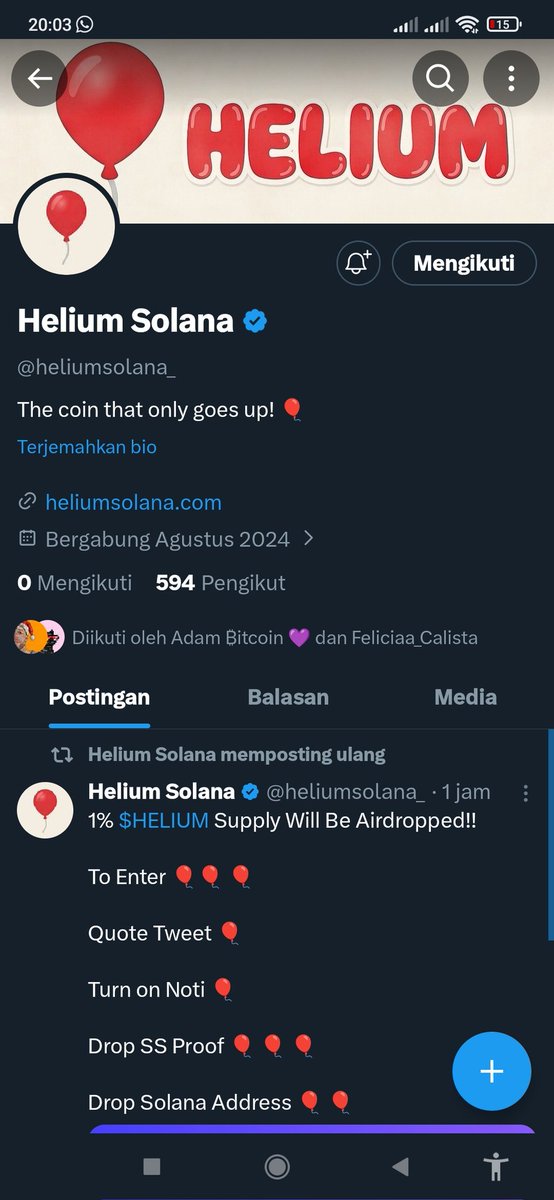 Bubul080's tweet photo. @Feliciaa_26 @AdamBitcoinP2P1 @heliumsolana_ Done good jobs 🔥🔥

Address sol: 

9uhU74rhdNPBN1Zzx3d1nmFnCiH54rdDYjzykNMG4Ycu https://t.co/XWt8mpdJ1L