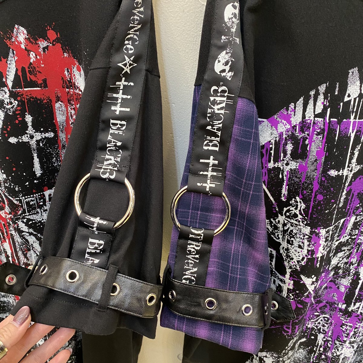 💥💥SALE💥💥 👁REPENTANCE BELT SLEEVE SID RING カットソー