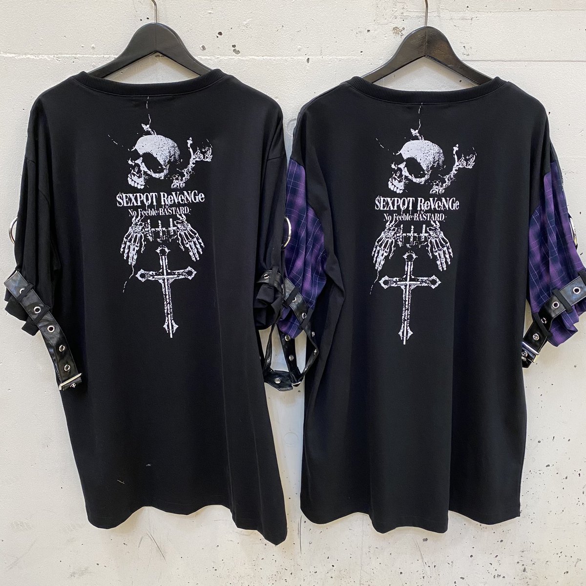 💥💥SALE💥💥 👁REPENTANCE BELT SLEEVE SID RING カットソー