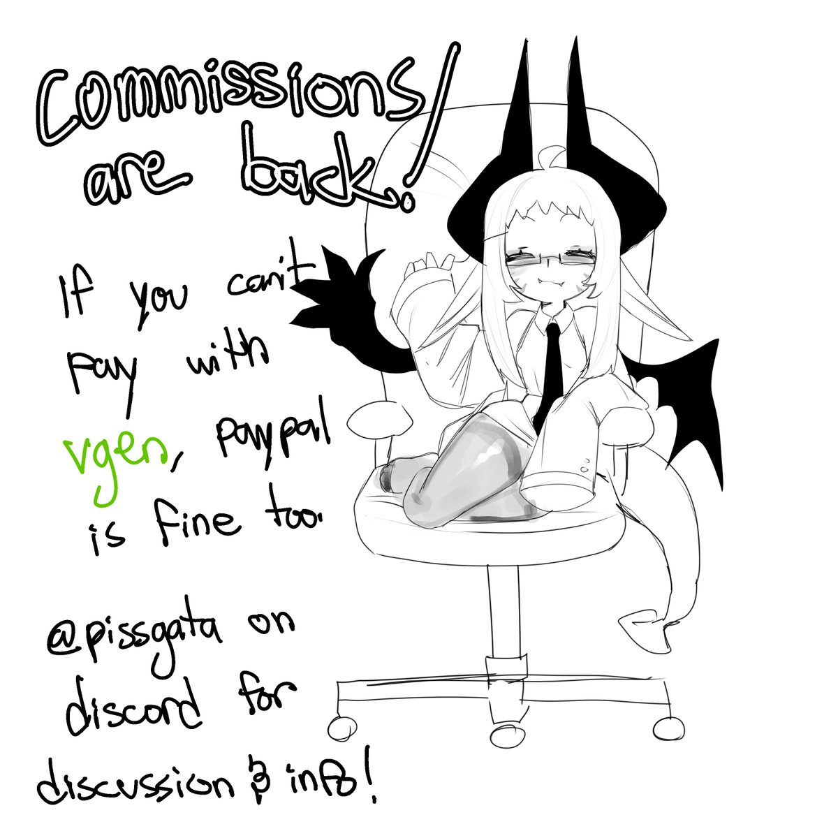 COMMISSIONS ARE OFFICIALLY BACK!!