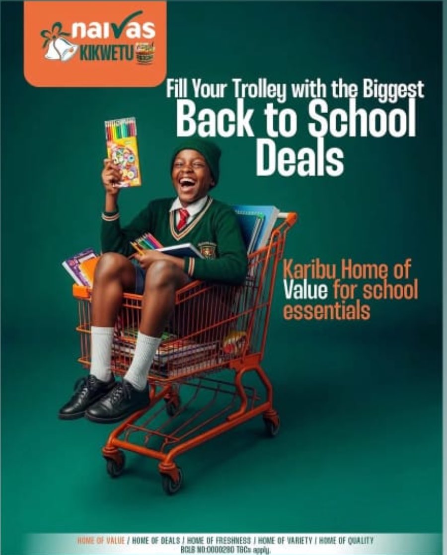 ItsJeffreyJeff's tweet photo. Business twitter on my TL, POST YOUR HUSTLE WE RT!

Here to remind you that @naivas_kenya are running a BACK 2 SCHOOL promo this January in all their stores countrywide. Take advantage and shop with them and enjoy amazing deals 
#NaivasAt35 #NaivasKrisiKikwetu #35YearsOfDeals https://t.co/iLOqyaEfNM