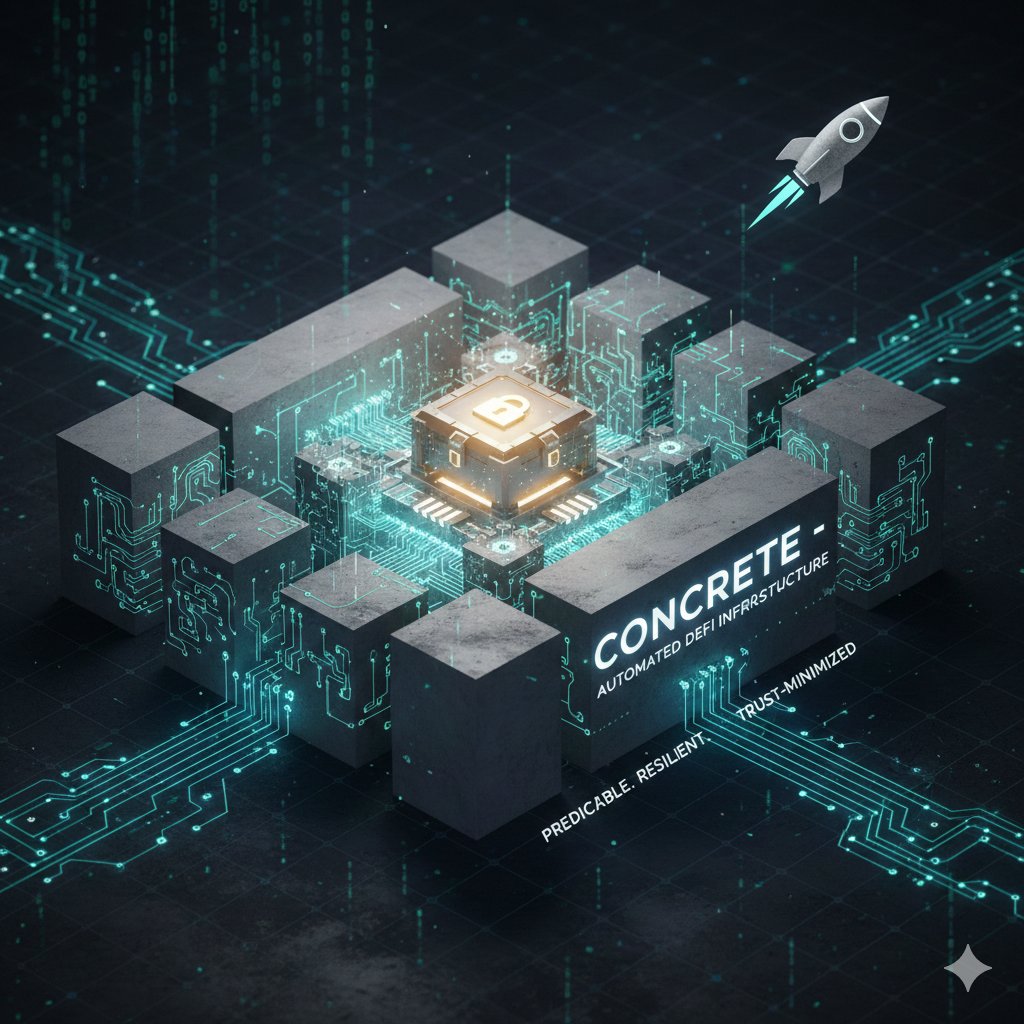 abdulbadinu's tweet image. DeFi is powerful, but complexity is its biggest weakness.
Every vault, every strategy, every risk parameter usually demands constant attention — and that’s where things break. Humans mismanage risk. Markets move faster than manual decisions.
@ConcreteXYZ is changing that.