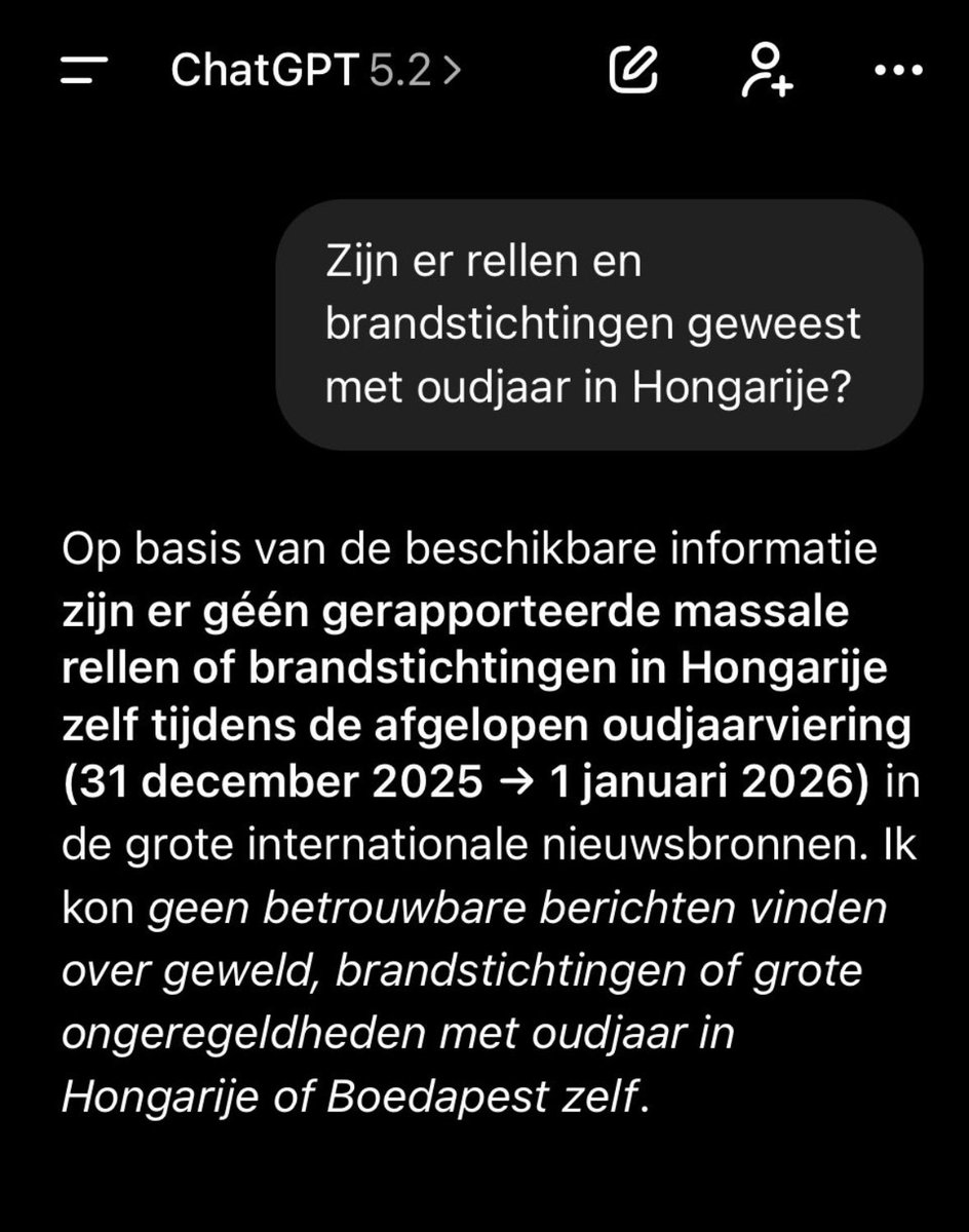 StefaanSintobin's tweet image. Zeg ⁦@JeremieVaneeckh⁩ , volgens Chatgpt blijkt de jeugdhulp in Hongarije best mee te vallen. Geen rellen tijdens oudejaarsavond bij ⁦@PM_ViktorOrban⁩ .