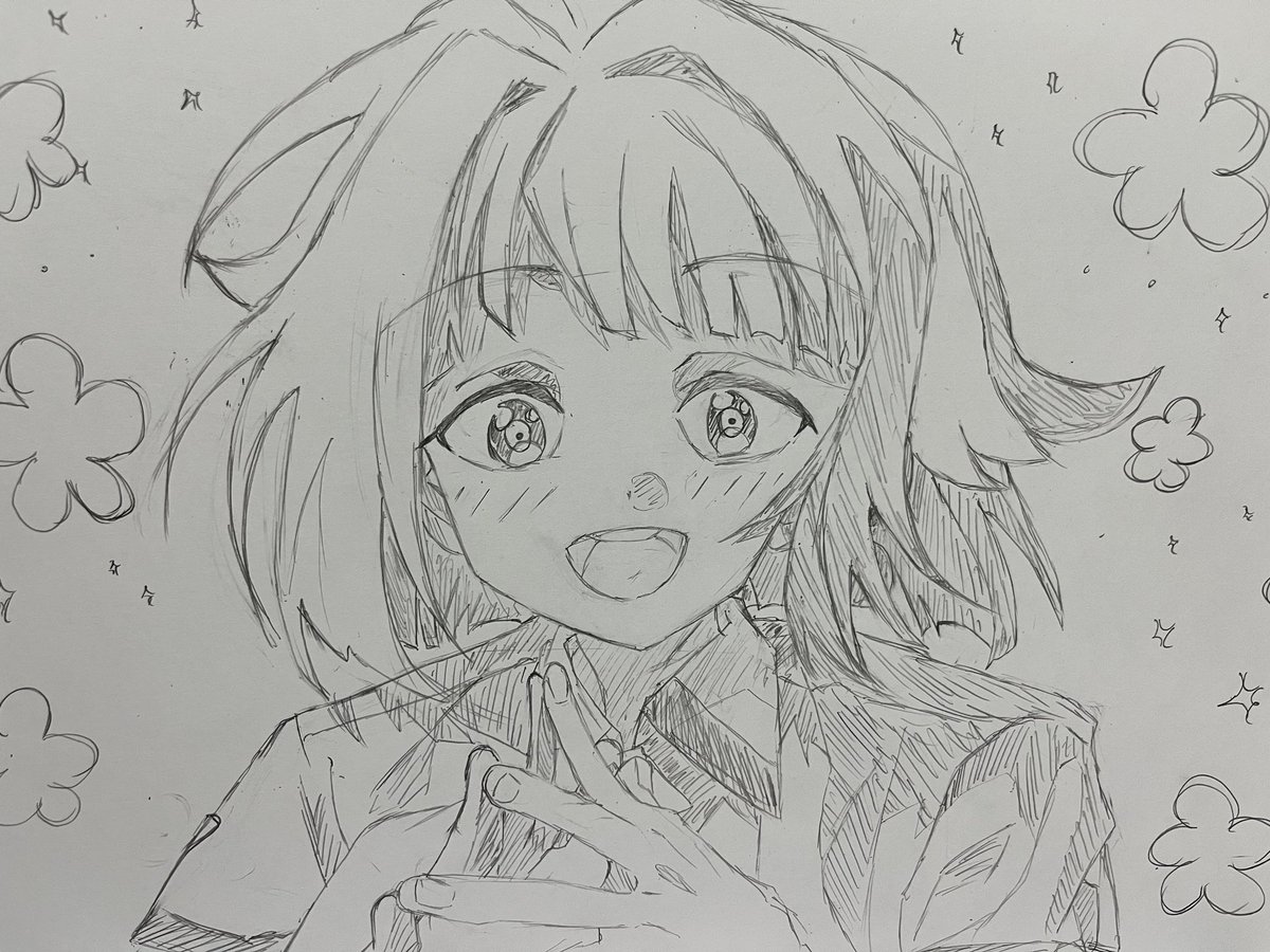 sinonon2240's tweet photo. 大好きな推しを描いたけど、4時間もかかってしまった💦ぜっんぜん似てないけど頑張った🔥暖かい目で見てください🥺
 #紫之創 #あんスタ 
 #イラスト https://t.co/TUzMHsv4VC