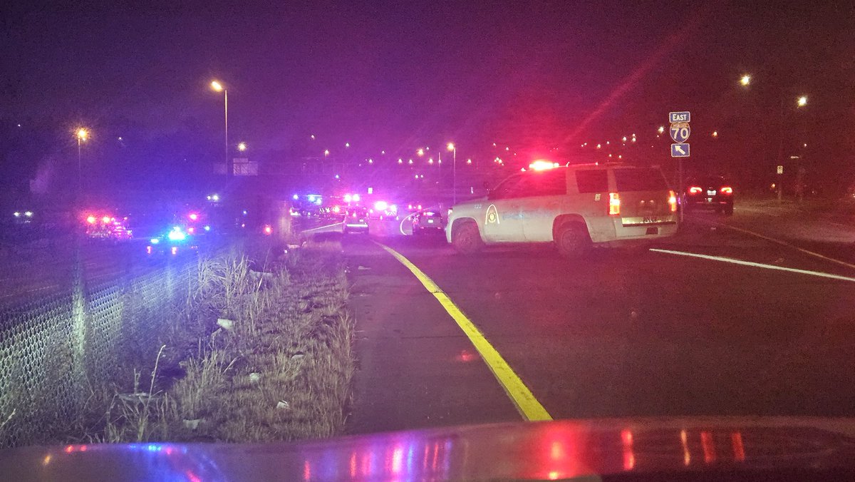 All Lanes of eastbound Interstate 70 are closed at Union Blvd as police investigate a fatal crash. It appears a person has been struck on the highway.