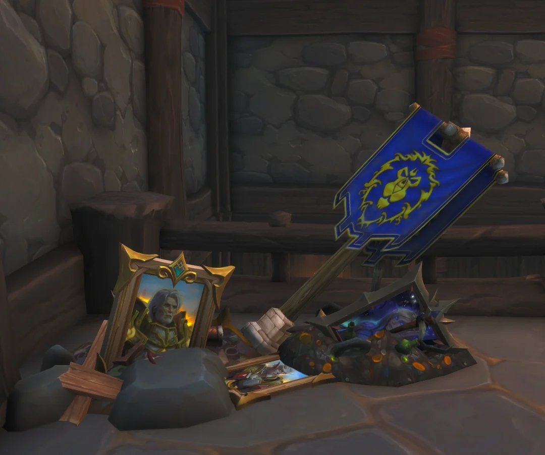 WarcraftMeme's tweet image. Trash has to go somewhere #warcraft